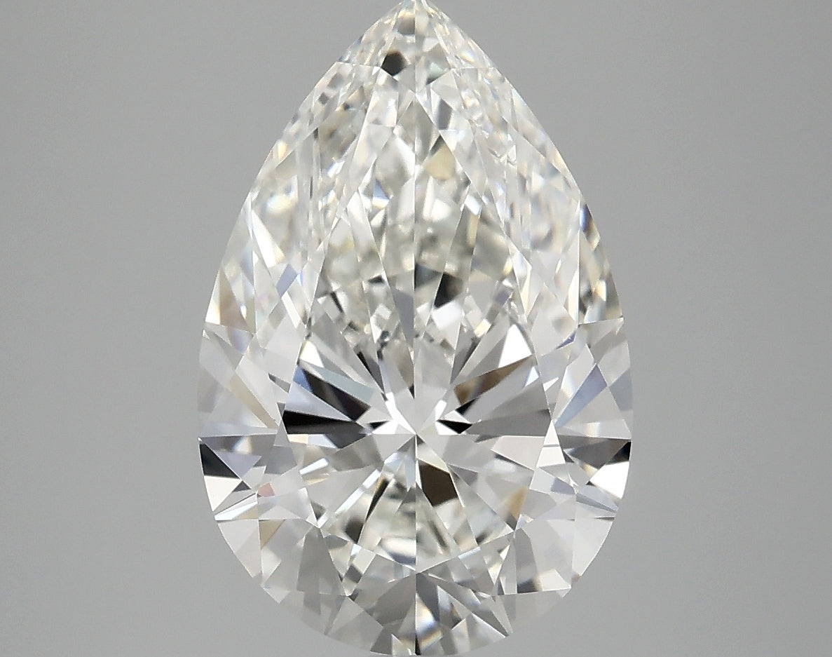 OROLEV Lab Grown Diamond Pear 4.08 Carats - Certification No.763665030