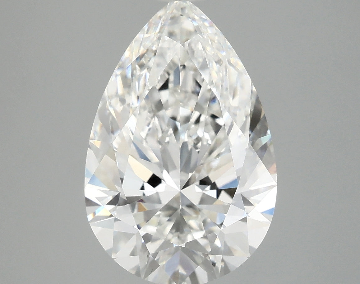 OROLEV Lab Grown Diamond Pear 4.1 Carats - Certification No.795688472
