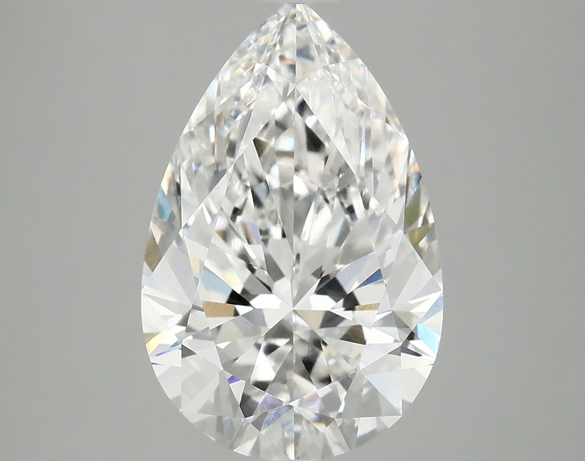 OROLEV Lab Grown Diamond Pear 4.1 Carats - Certification No.762527414