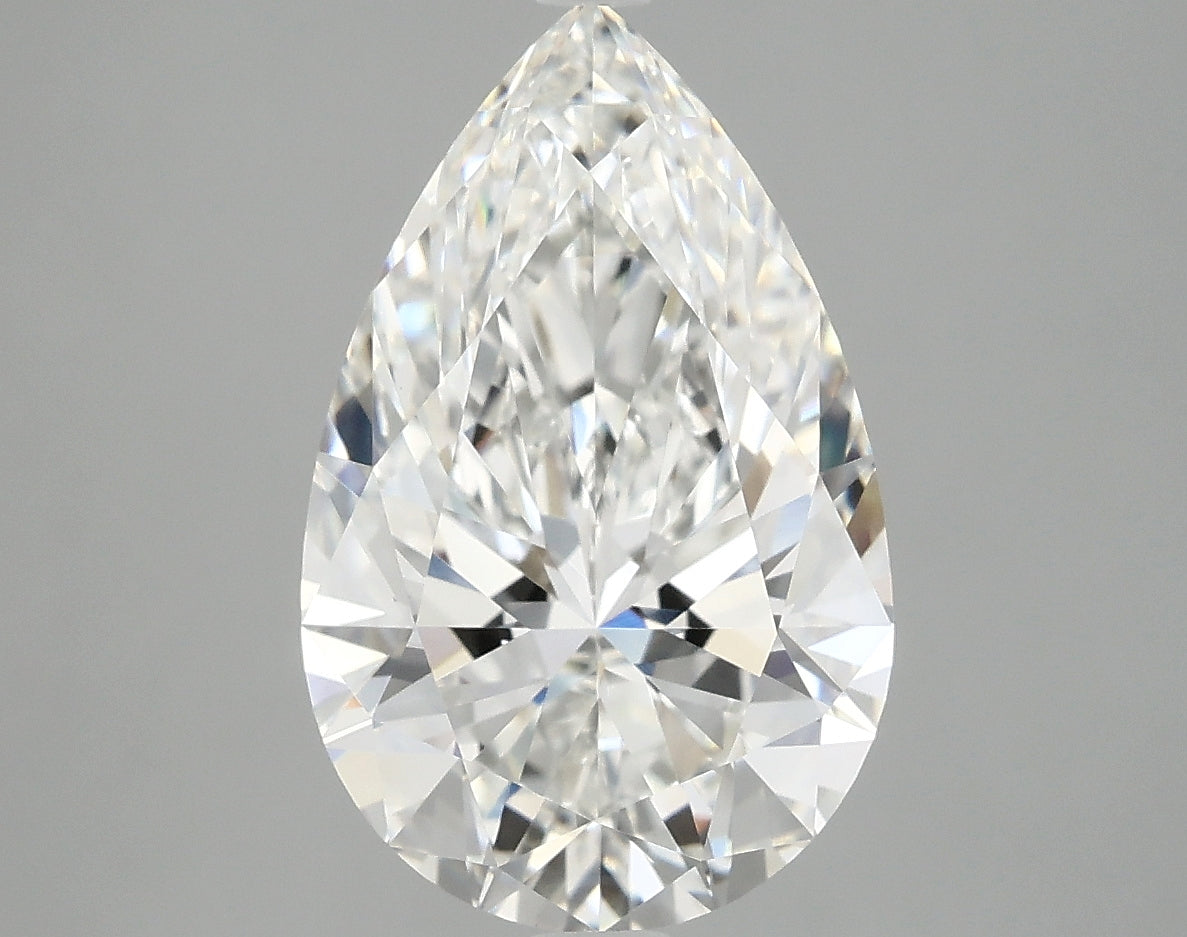 OROLEV Lab Grown Diamond Pear 3.82 Carats - Certification No.790620215