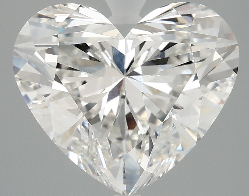 OROLEV Lab Grown Diamond Heart 4.05 Carats - Certification No.708582995