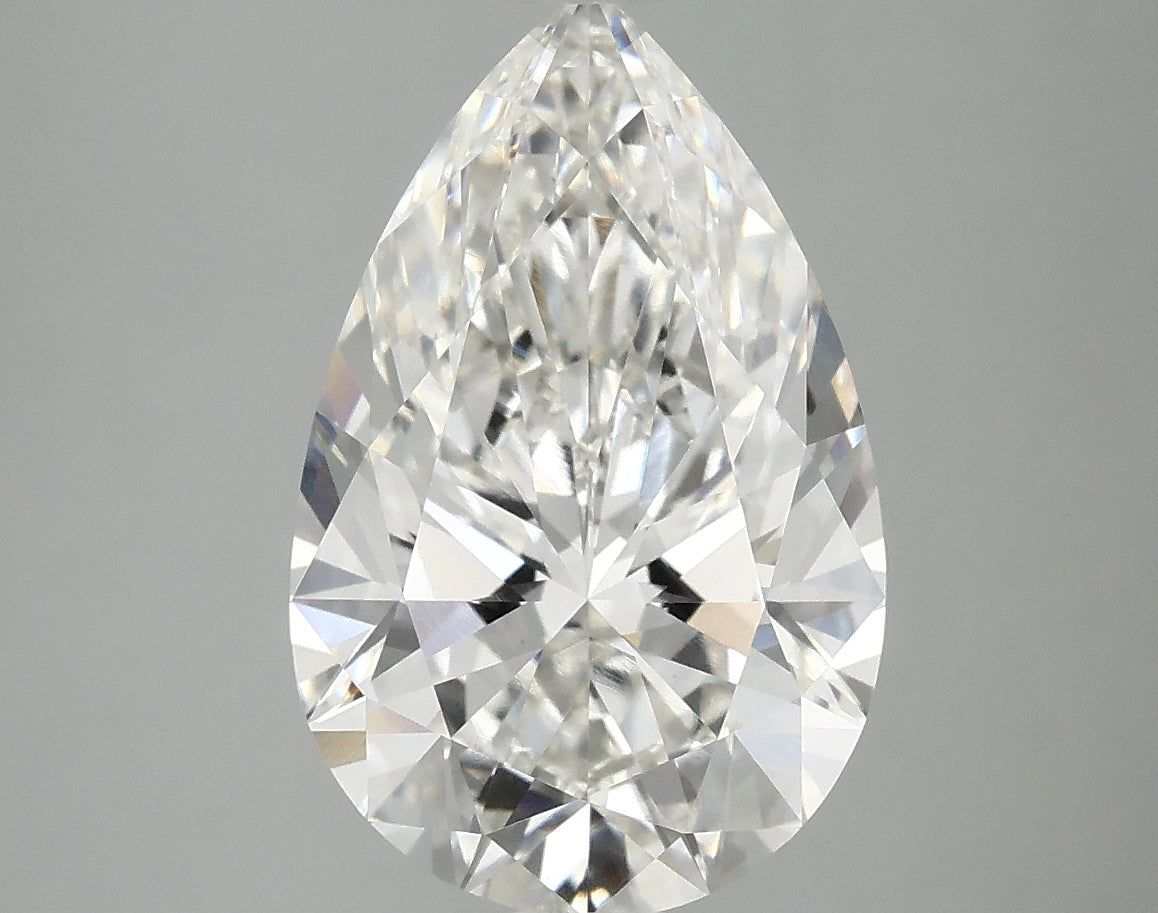 OROLEV Lab Grown Diamond Pear 4.09 Carats - Certification No.761532942