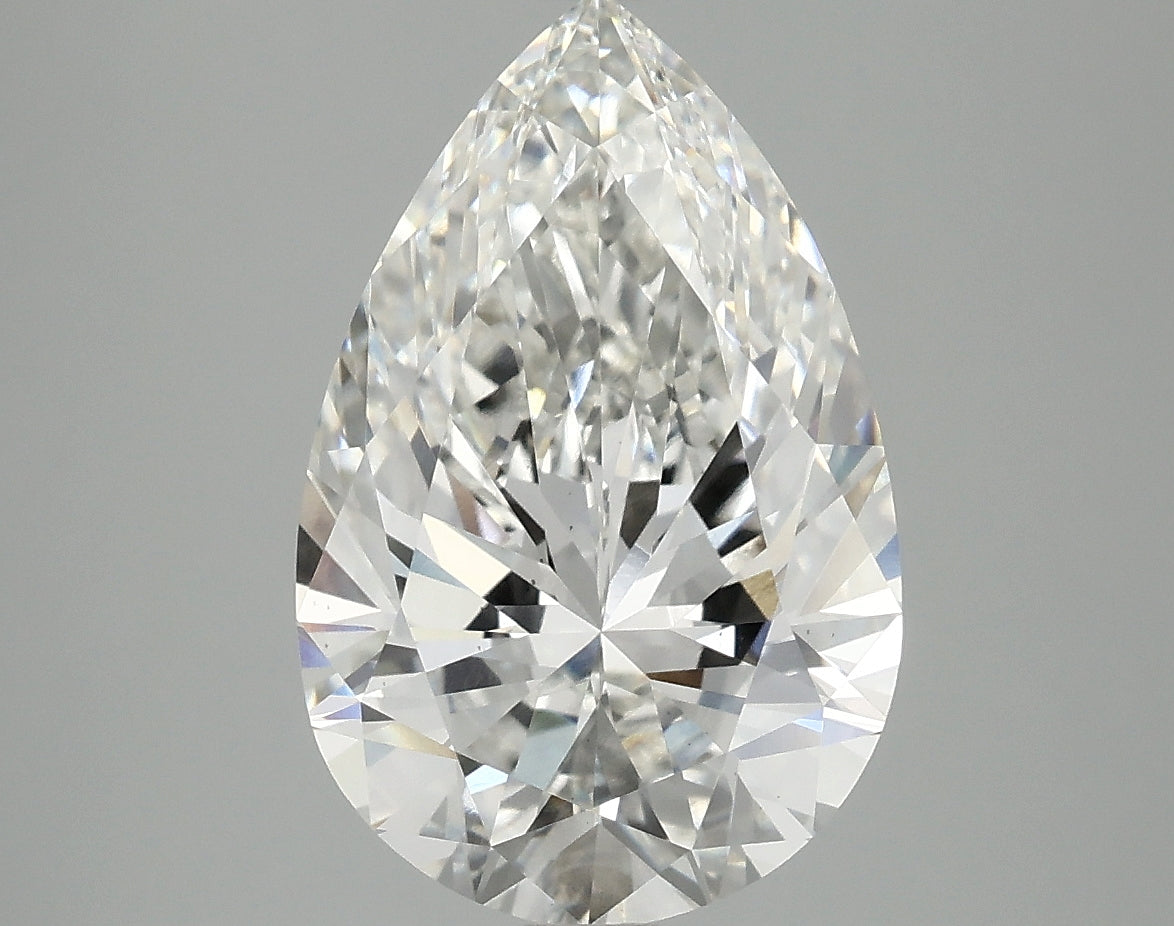 OROLEV Lab Grown Diamond Pear 4.09 Carats - Certification No.763664998