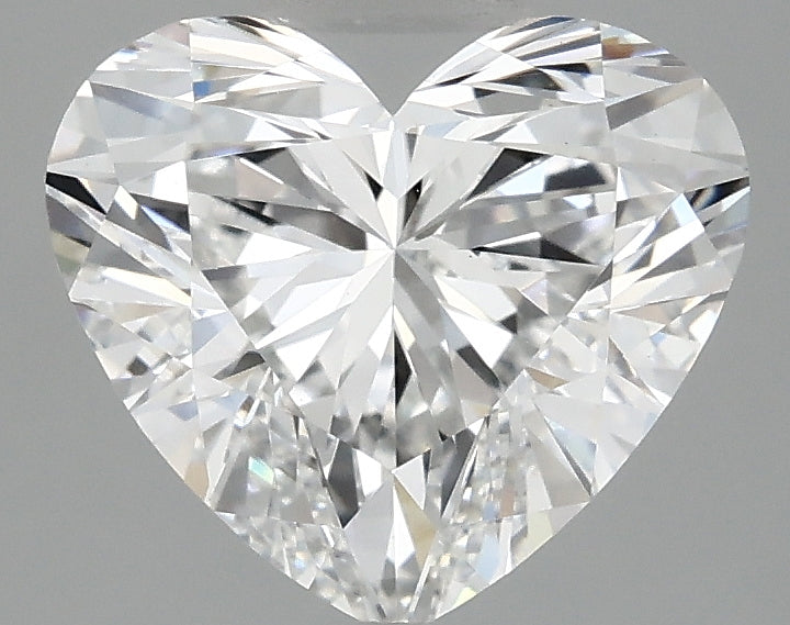 OROLEV Lab Grown Diamond Heart 2.52 Carats - Certification No.722530571