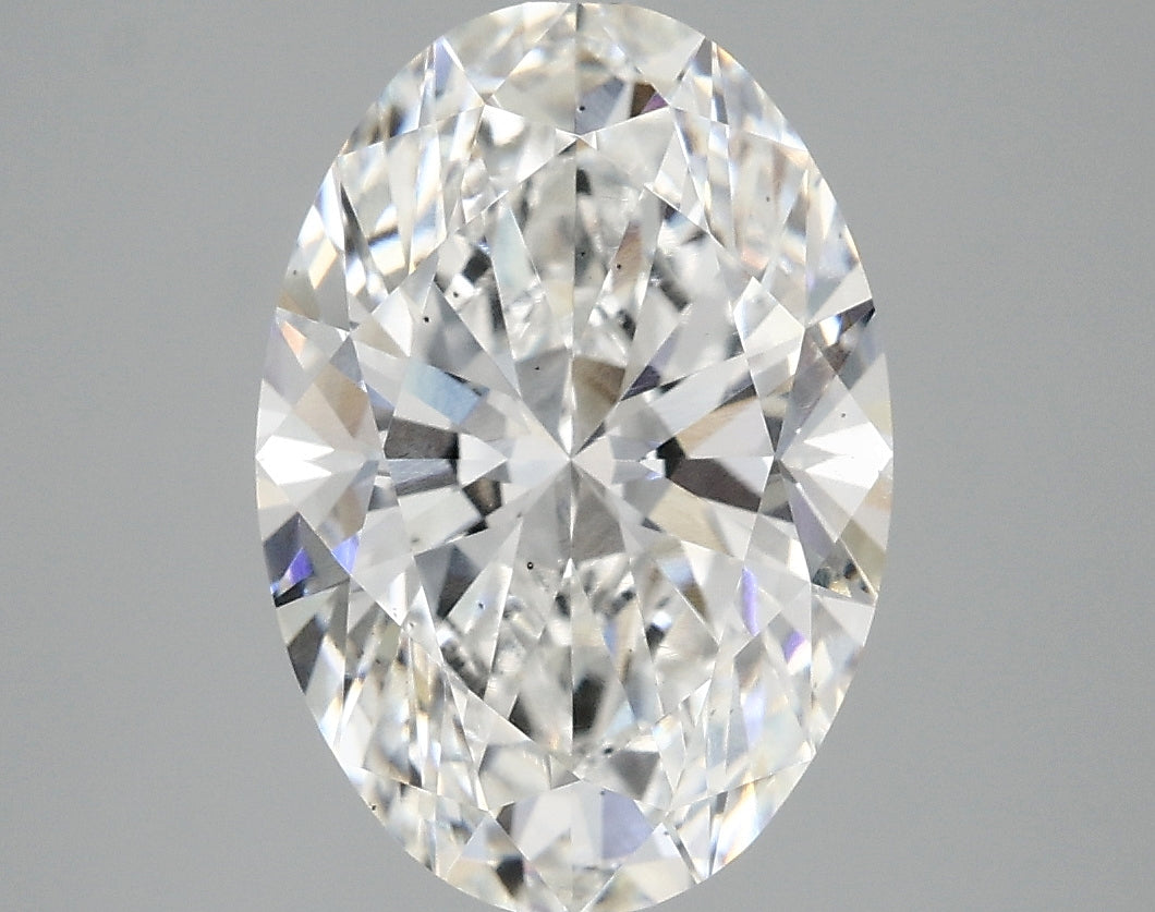 OROLEV Lab Grown Diamond Oval 3.8 Carats - Certification No.776653694