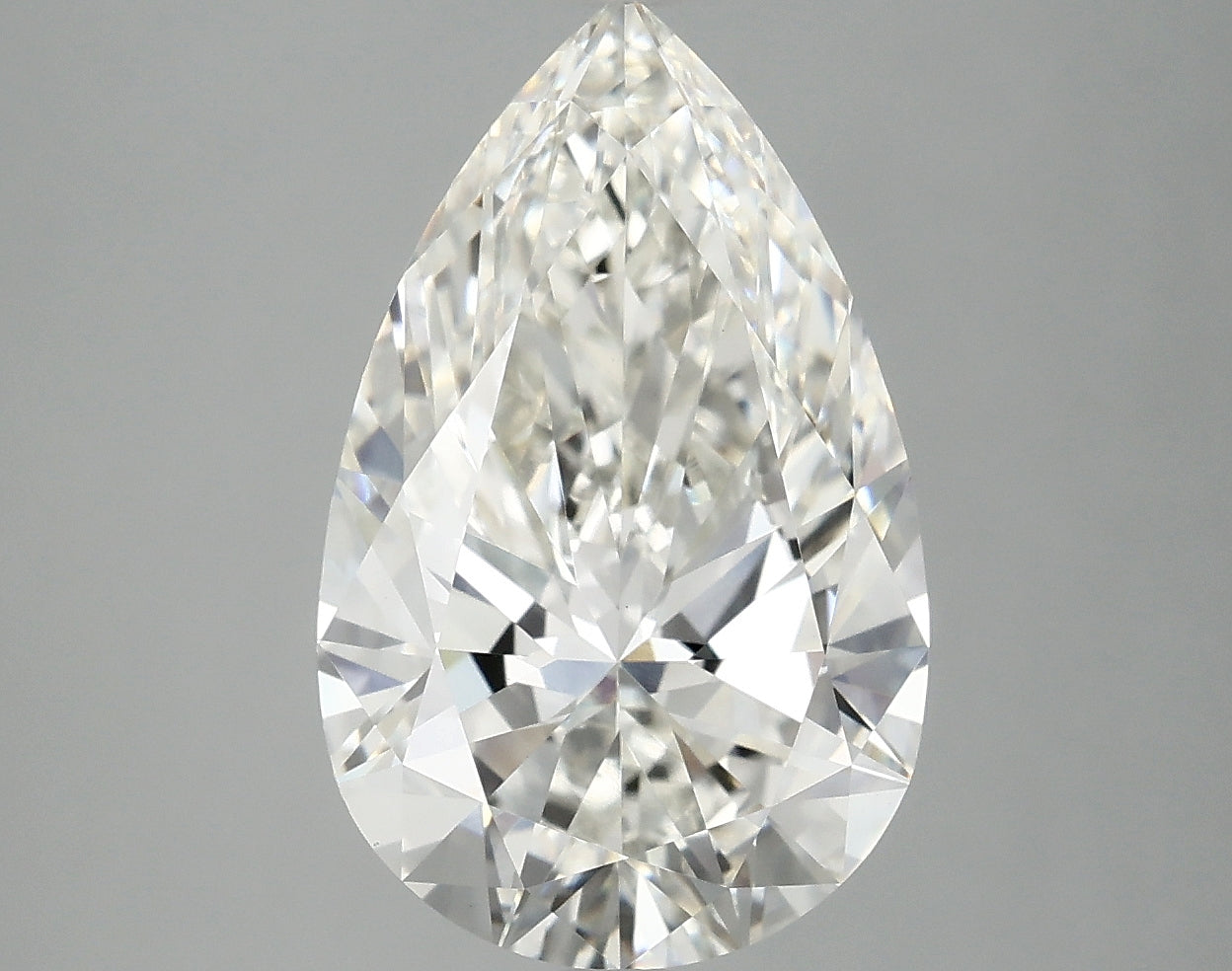 OROLEV Lab Grown Diamond Pear 4.01 Carats - Certification No.799607647