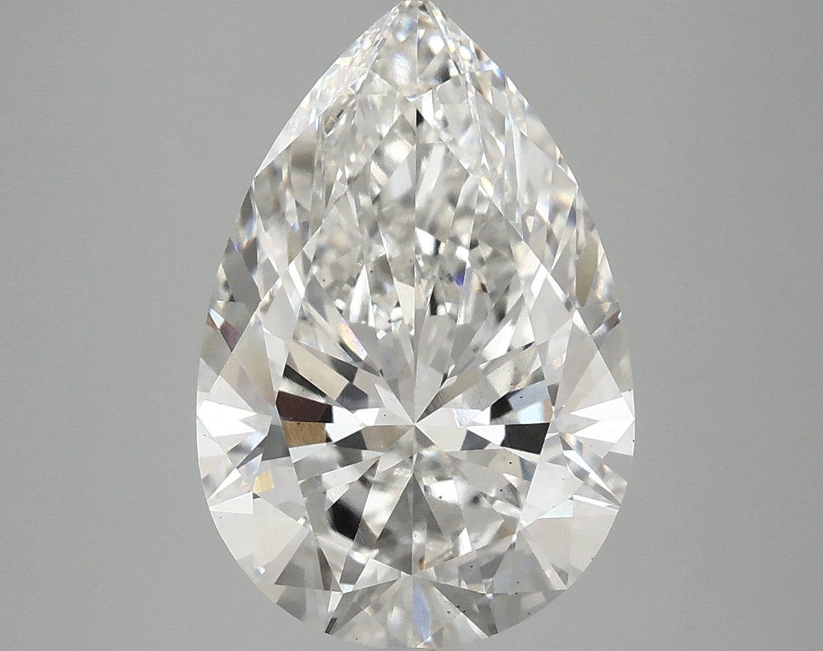 OROLEV Lab Grown Diamond Pear 4.1 Carats - Certification No.763665119