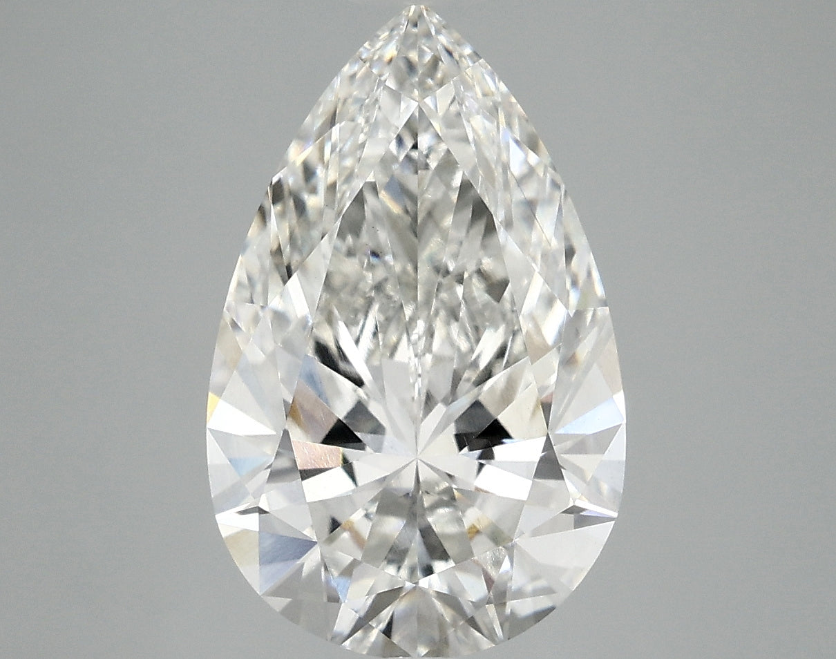 OROLEV Lab Grown Diamond Pear 4.09 Carats - Certification No.763665125