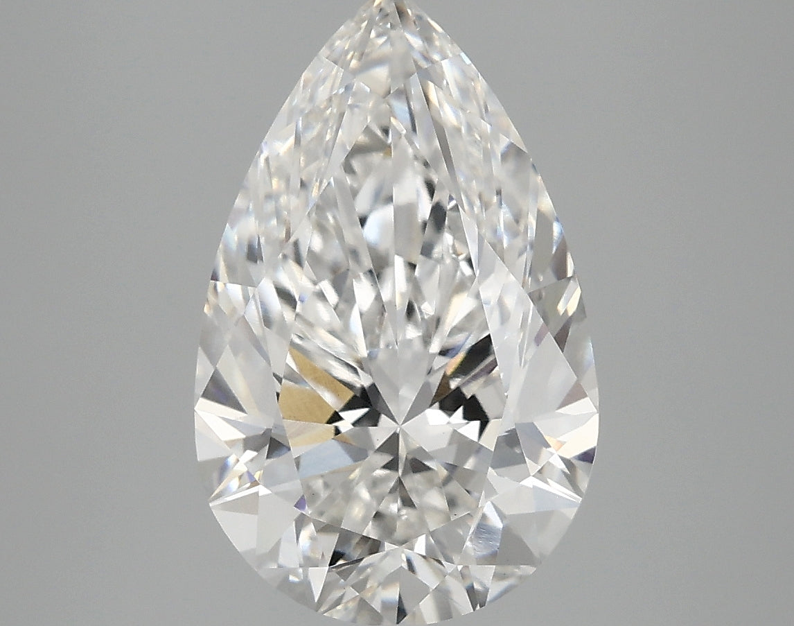 OROLEV Lab Grown Diamond Pear 4.06 Carats - Certification No.793649961
