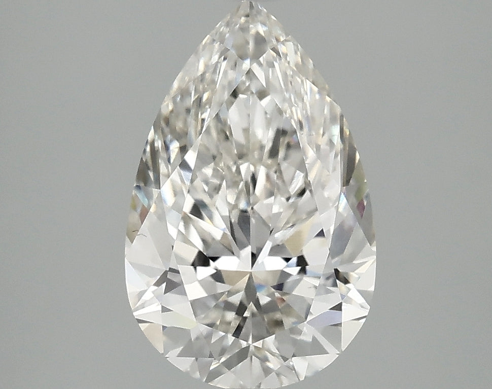 OROLEV Lab Grown Diamond Pear 2.52 Carats - Certification No.777611167