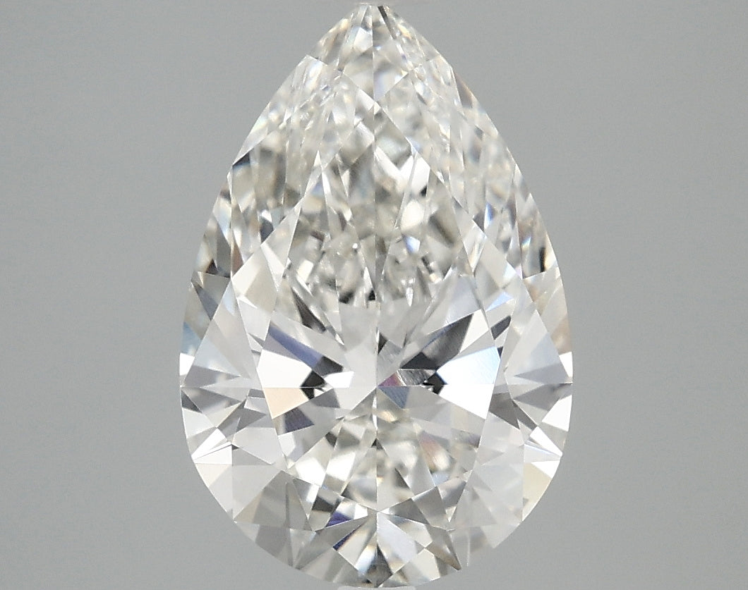 OROLEV Lab Grown Diamond Pear 3.02 Carats - Certification No.726519176