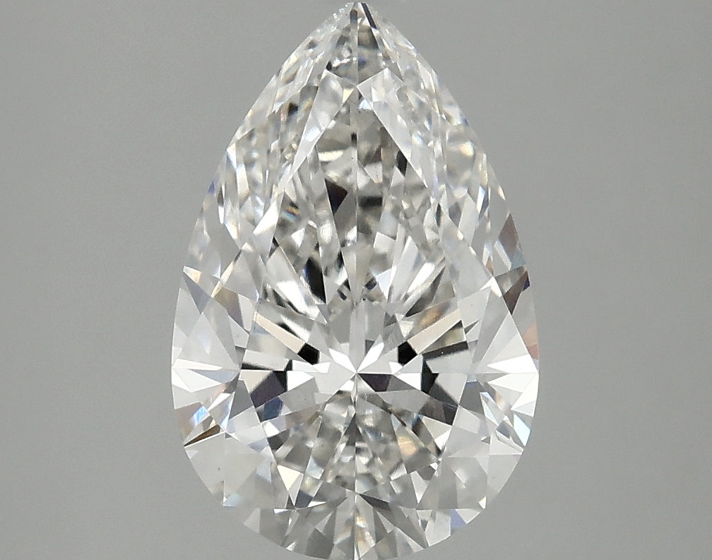 OROLEV Lab Grown Diamond Pear 2.59 Carats - Certification No.779665396