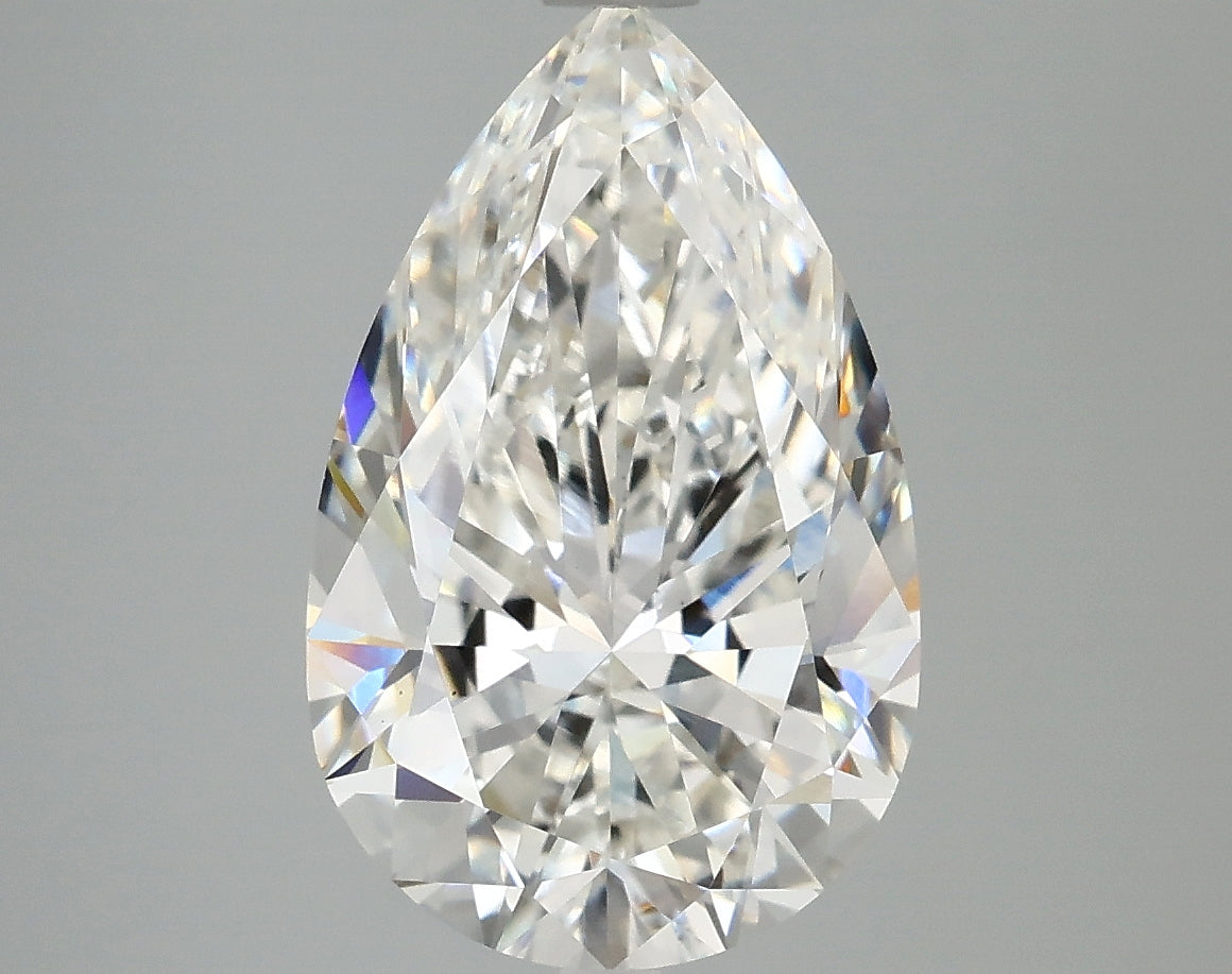 OROLEV Lab Grown Diamond Pear 4.01 Carats - Certification No.795613531
