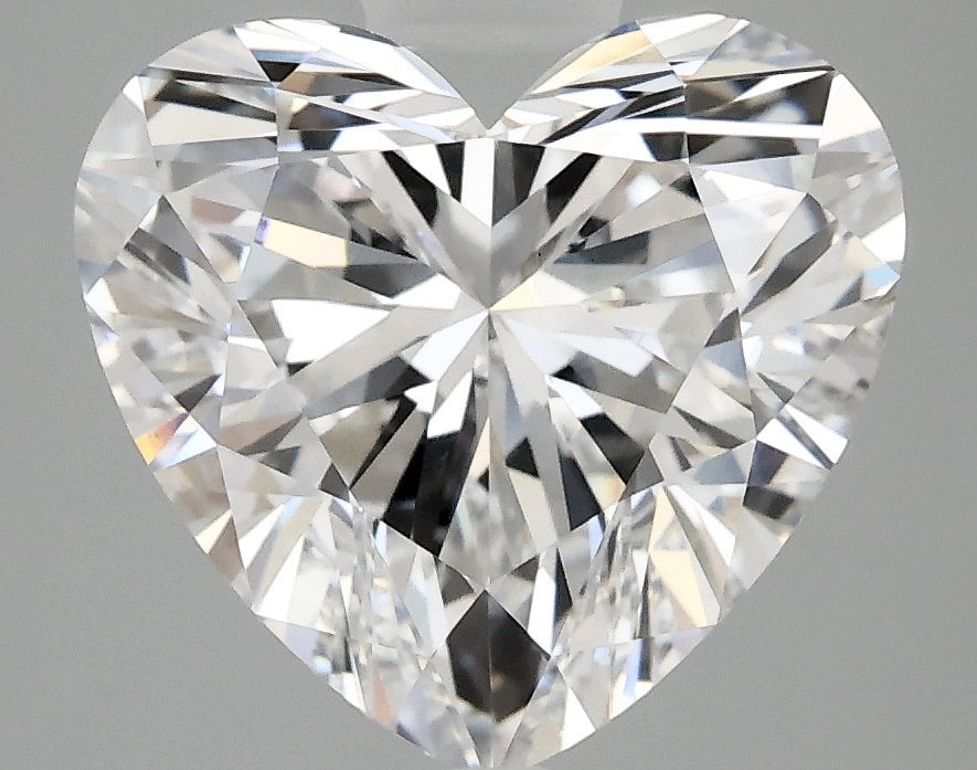 OROLEV Lab Grown Diamond Heart 4.05 Carats - Certification No.722519273