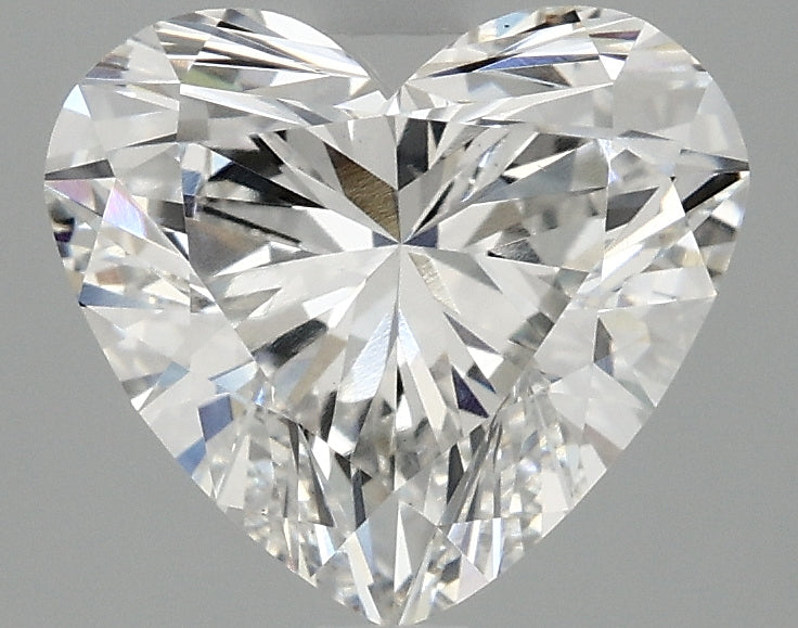 OROLEV Lab Grown Diamond Heart 2.53 Carats - Certification No.713539841