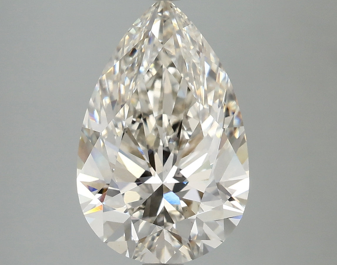 OROLEV Lab Grown Diamond Pear 4 Carats - Certification No.797685343