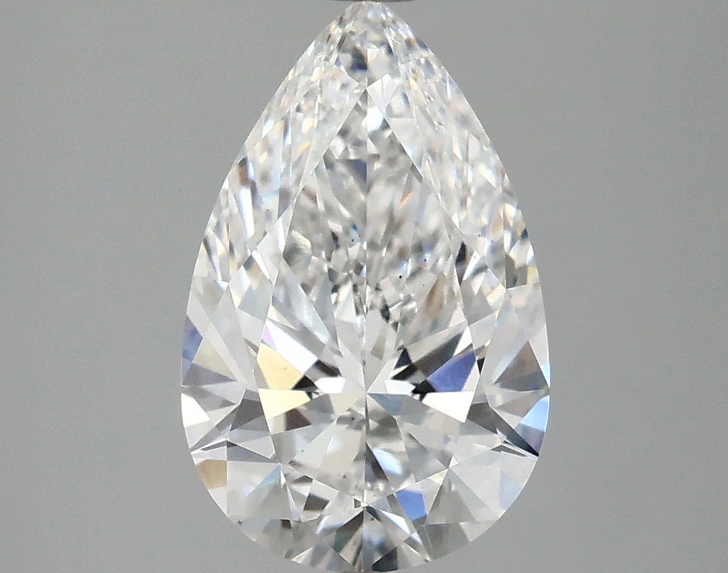 OROLEV Lab Grown Diamond Pear 2.51 Carats - Certification No.776699135