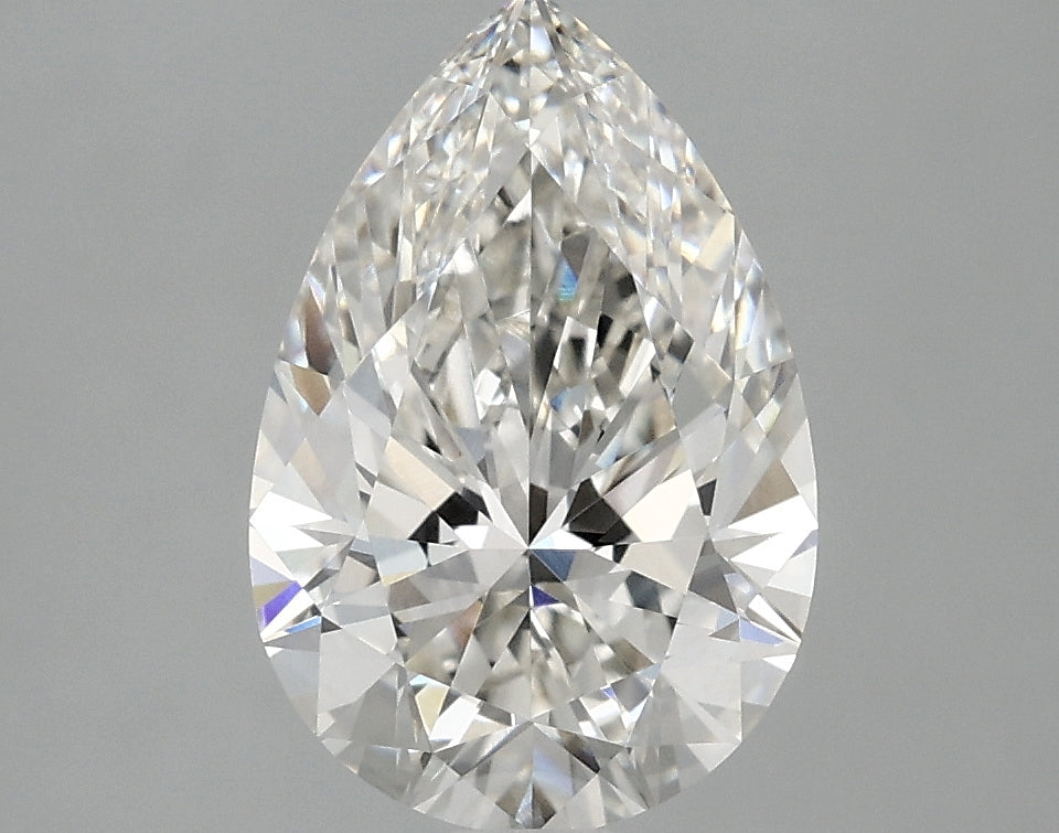 OROLEV Lab Grown Diamond Pear 2.51 Carats - Certification No.776686807