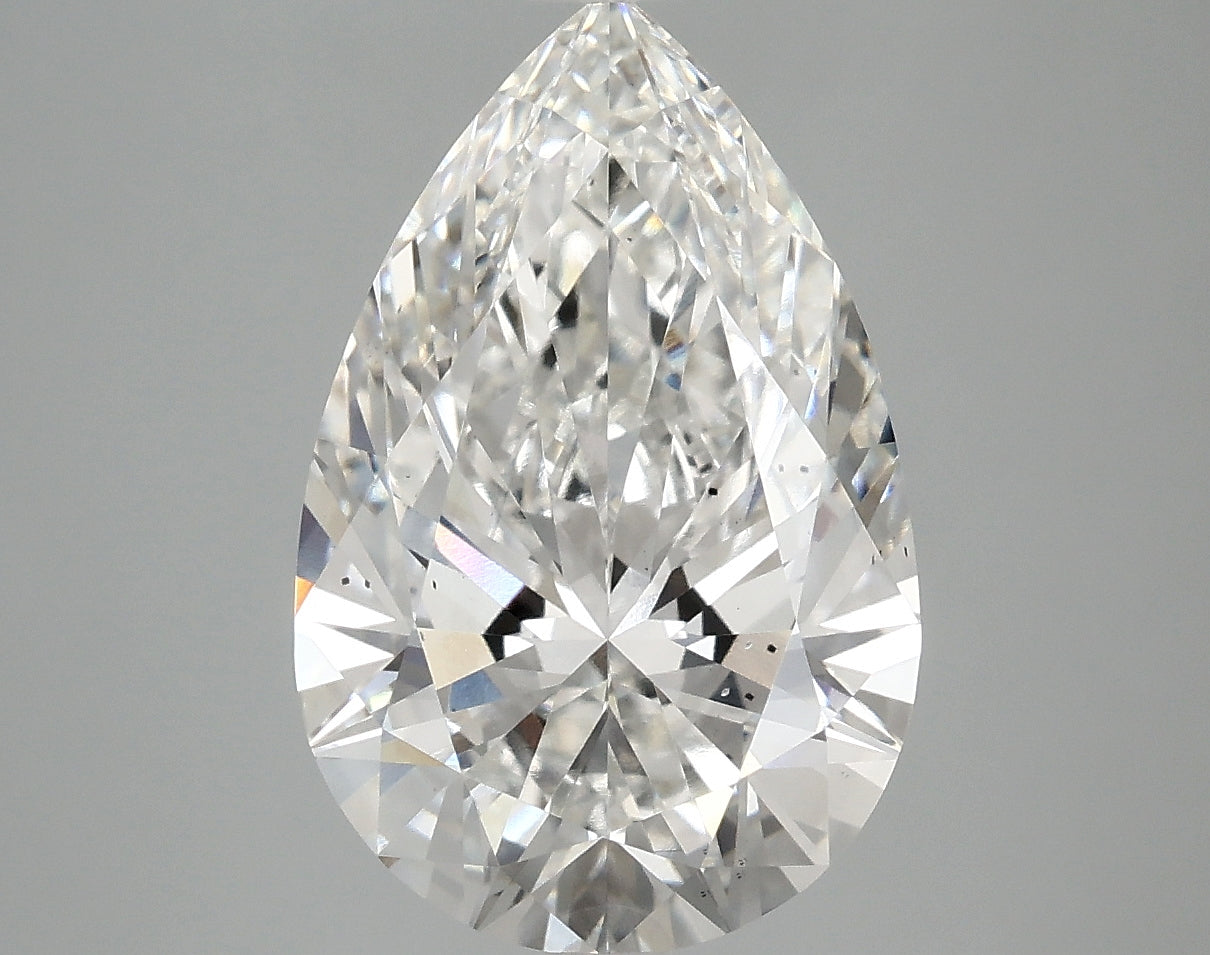 OROLEV Lab Grown Diamond Pear 4.1 Carats - Certification No.763665116