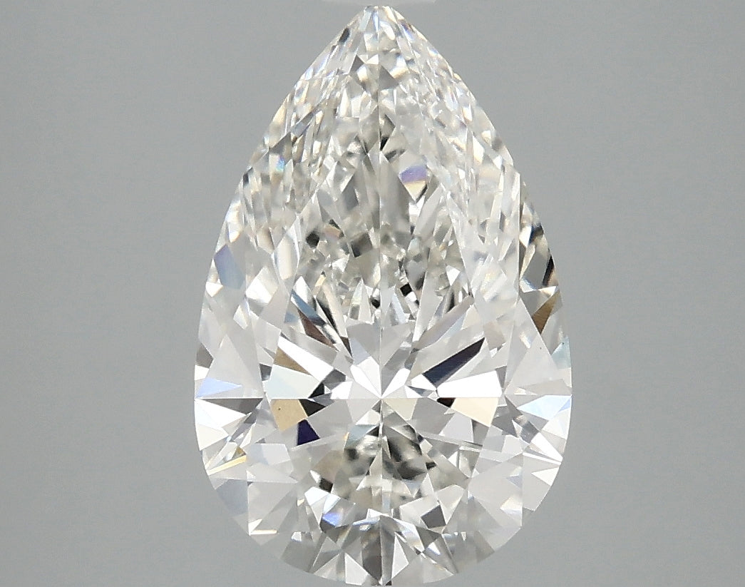 OROLEV Lab Grown Diamond Pear 2.59 Carats - Certification No.772640993