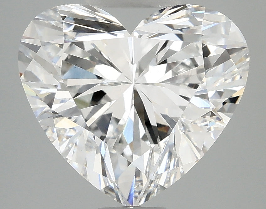 OROLEV Lab Grown Diamond Heart 4.07 Carats - Certification No.722550236