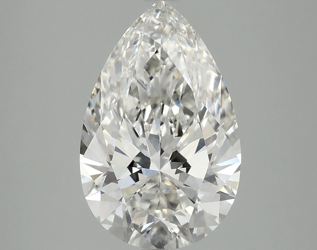 OROLEV Lab Grown Diamond Pear 3.1 Carats - Certification No.763663196