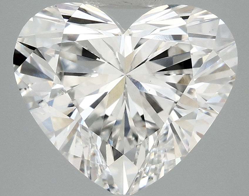 OROLEV Lab Grown Diamond Heart 4.08 Carats - Certification No.712583276