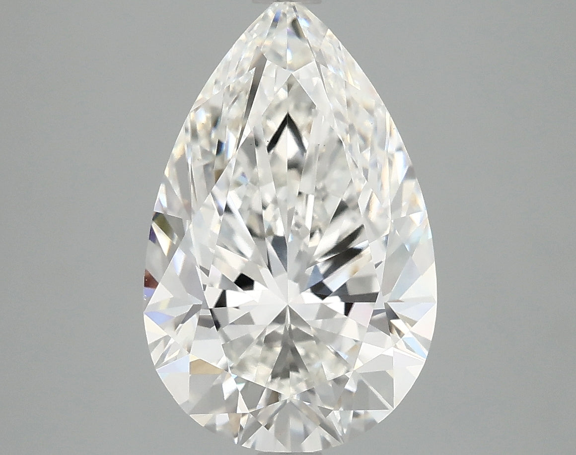OROLEV Lab Grown Diamond Pear 4.09 Carats - Certification No.795617516