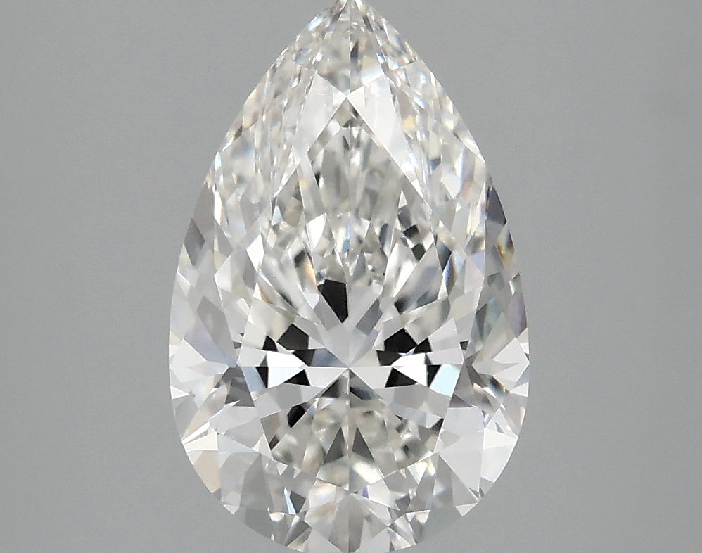 OROLEV Lab Grown Diamond Pear 2.57 Carats - Certification No.771666138