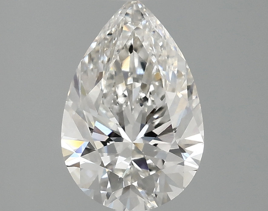 OROLEV Lab Grown Diamond Pear 2 Carats - Certification No.760543456