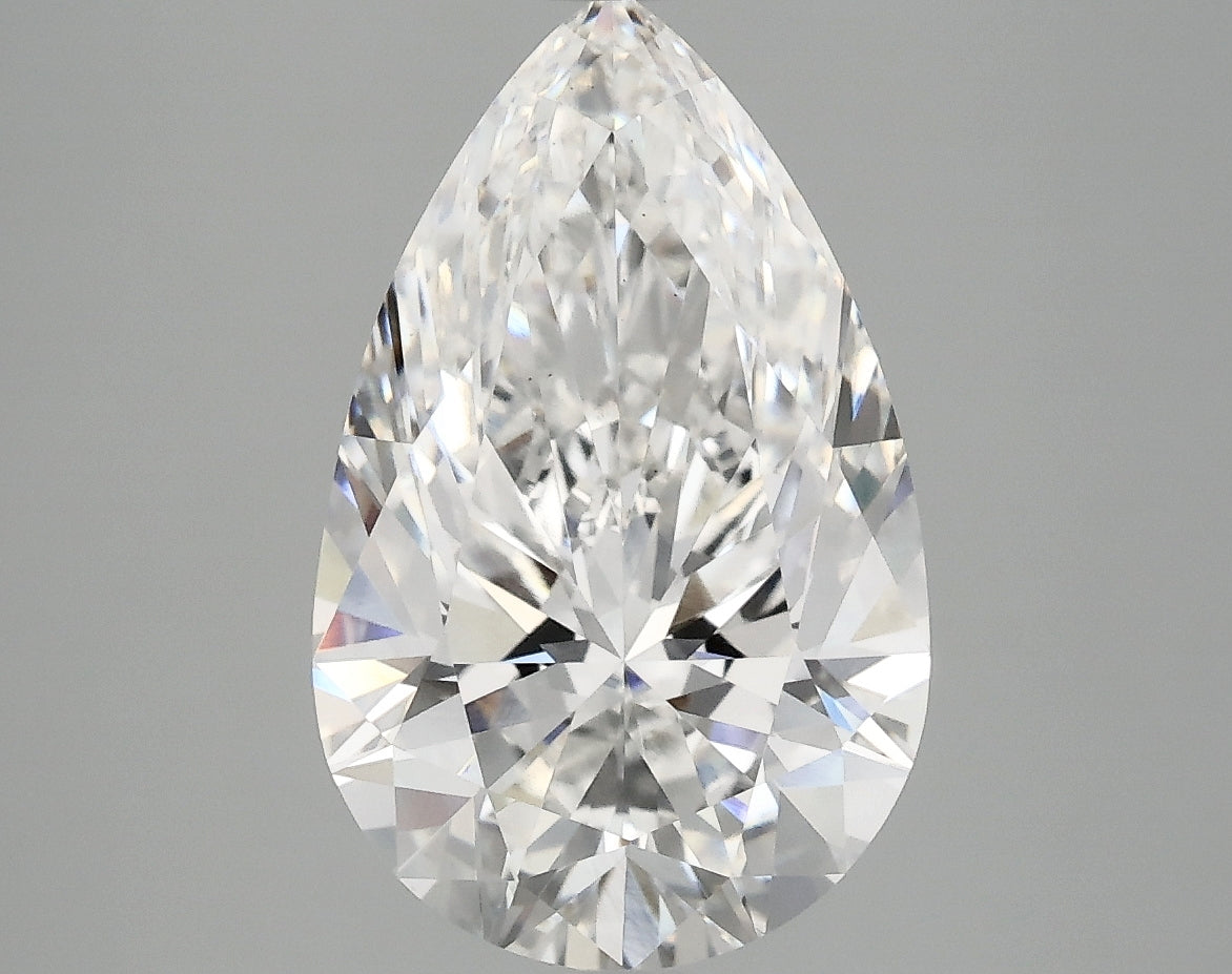 OROLEV Lab Grown Diamond Pear 4.09 Carats - Certification No.788613305