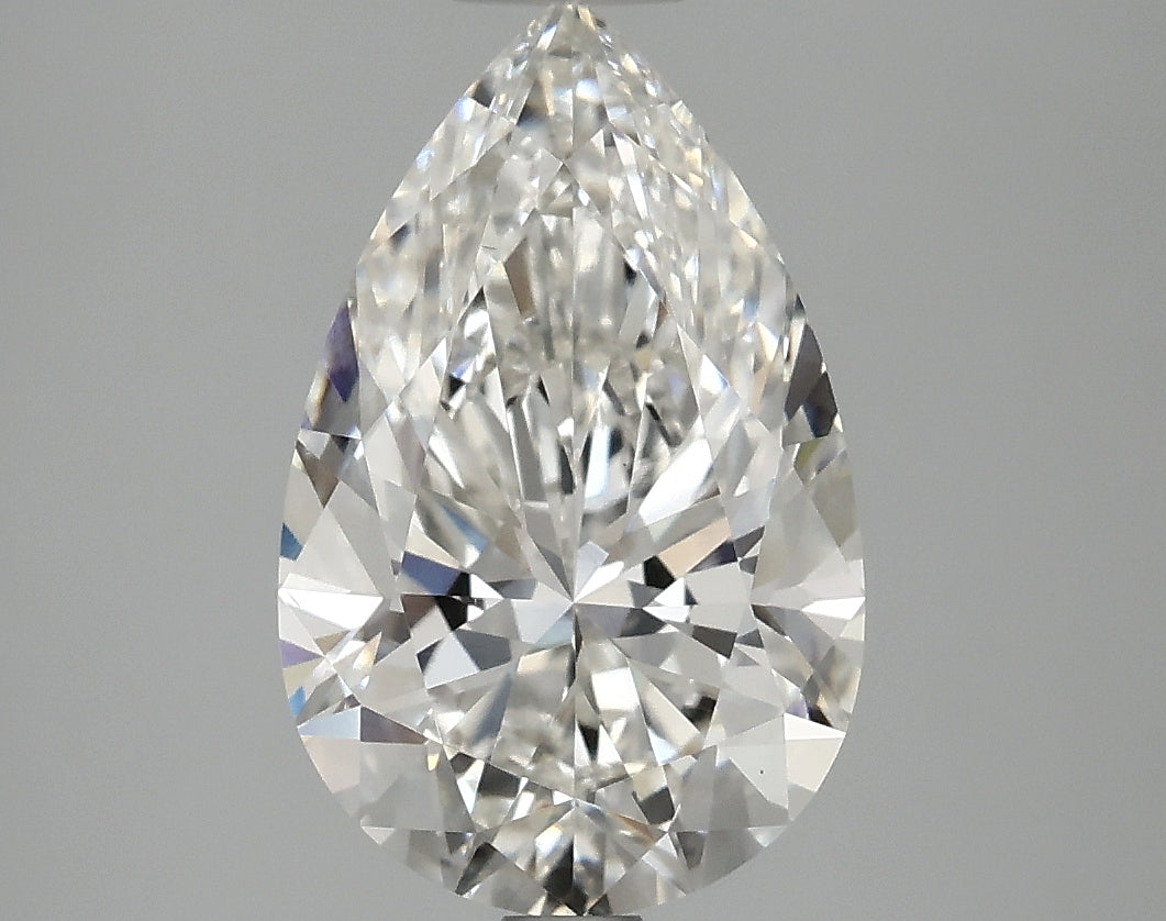 OROLEV Lab Grown Diamond Pear 3.08 Carats - Certification No.749505984
