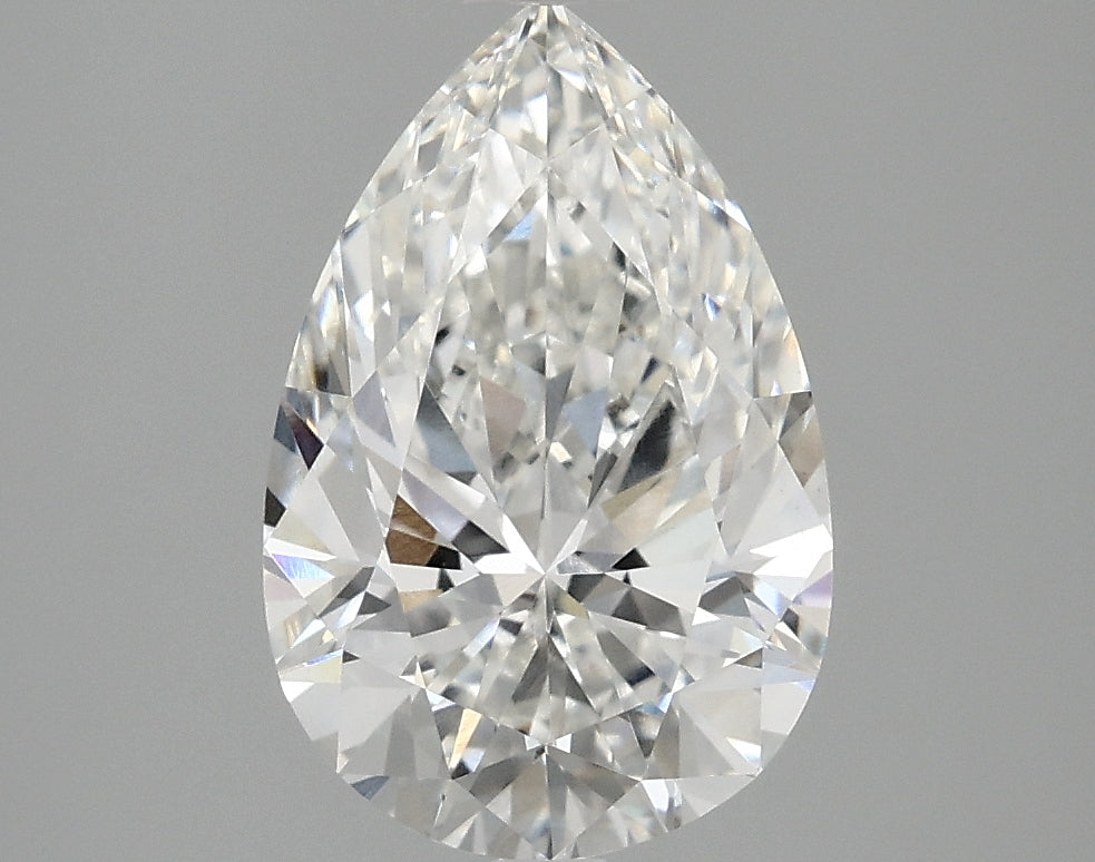 OROLEV Lab Grown Diamond Pear 2.57 Carats - Certification No.750501621