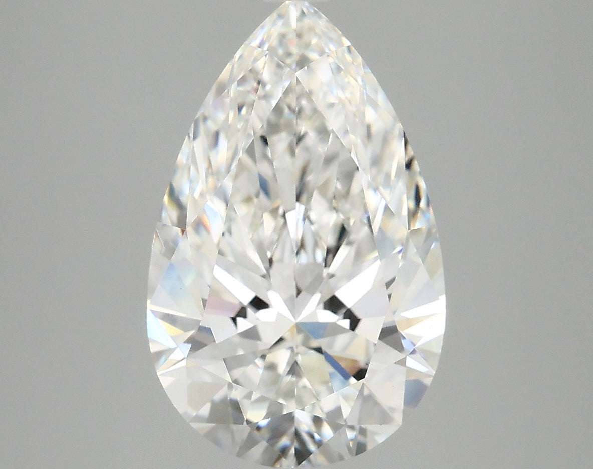 OROLEV Lab Grown Diamond Pear 4.09 Carats - Certification No.797639470