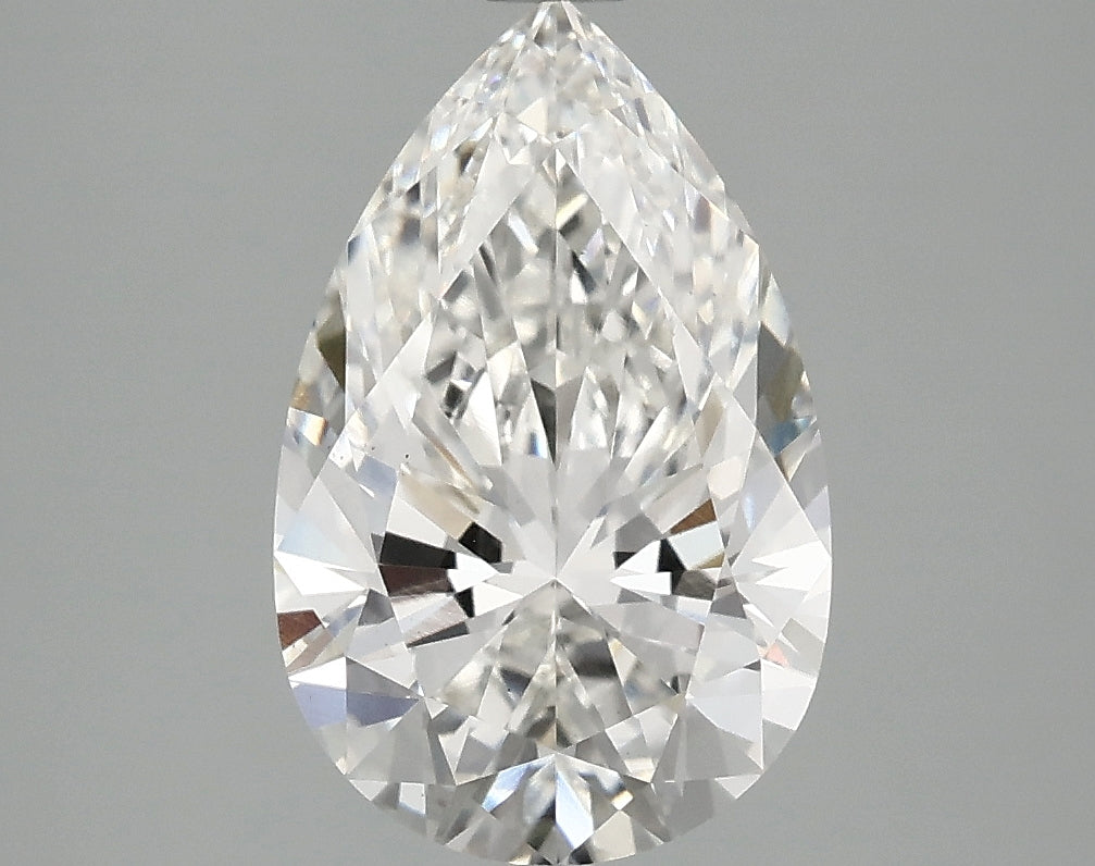 OROLEV Lab Grown Diamond Pear 2.5 Carats - Certification No.772688753