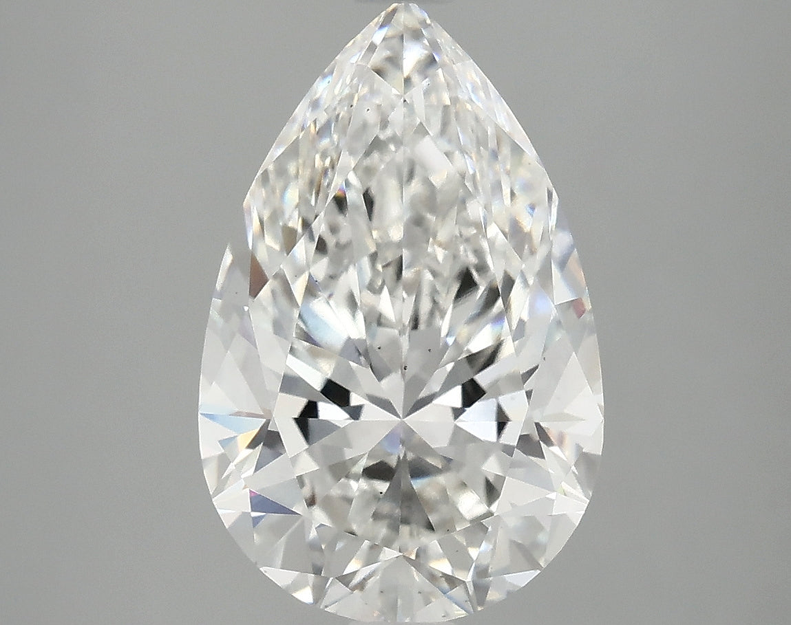 OROLEV Lab Grown Diamond Pear 4.08 Carats - Certification No.763662458