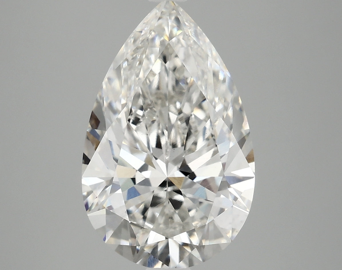 OROLEV Lab Grown Diamond Pear 4.06 Carats - Certification No.726577225