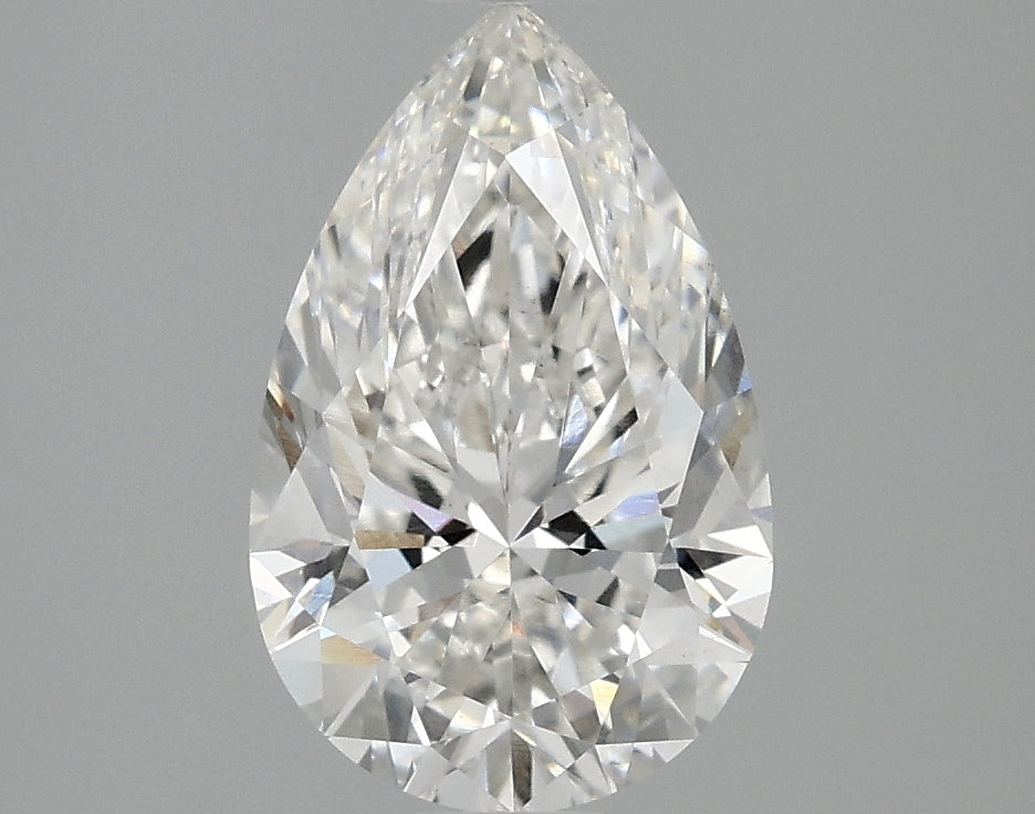 OROLEV Lab Grown Diamond Pear 2.09 Carats - Certification No.763632526
