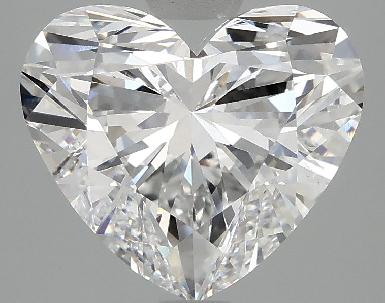 OROLEV Lab Grown Diamond Heart 3.1 Carats - Certification No.717549273