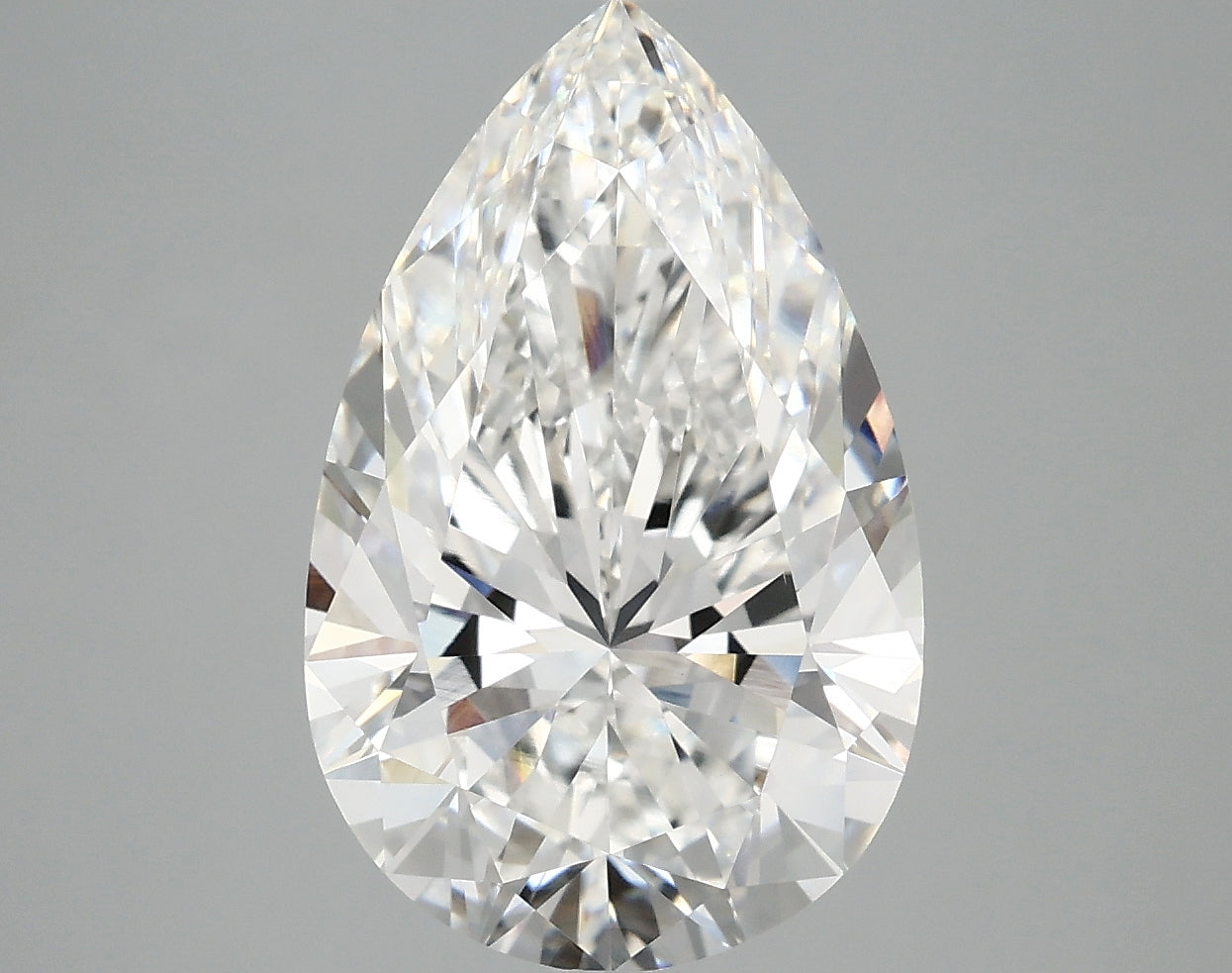 OROLEV Lab Grown Diamond Pear 4.87 Carats - Certification No.702517045