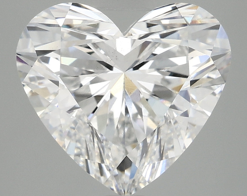 OROLEV Lab Grown Diamond Heart 4.09 Carats - Certification No.700582386