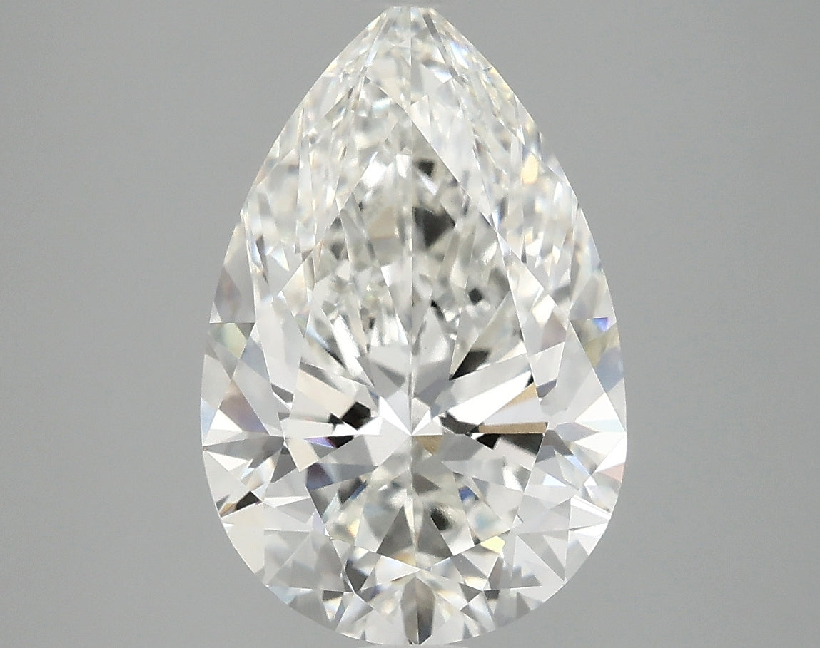 OROLEV Lab Grown Diamond Pear 4.09 Carats - Certification No.799656942
