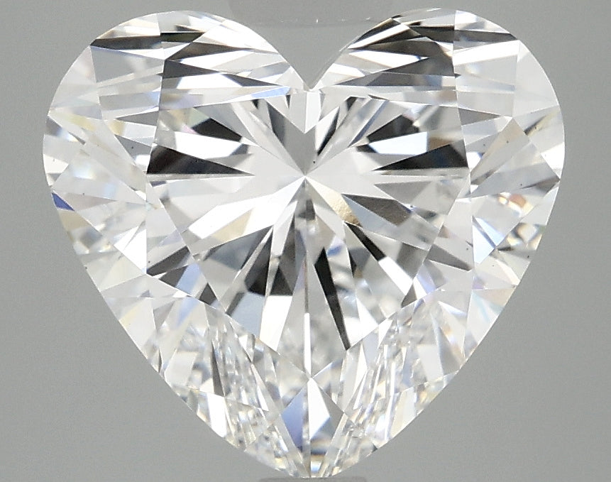 OROLEV Lab Grown Diamond Heart 4.08 Carats - Certification No.698576115