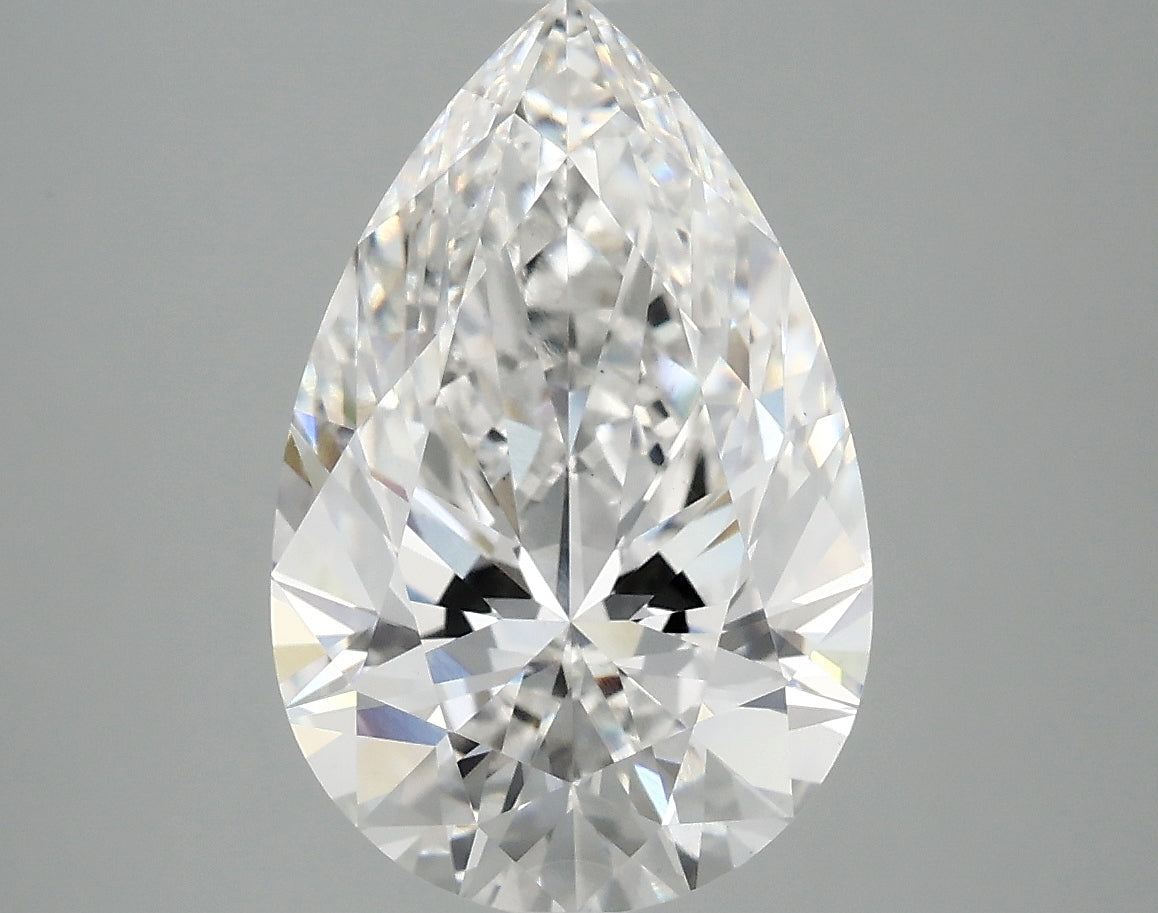 OROLEV Lab Grown Diamond Pear 4.1 Carats - Certification No.763664971