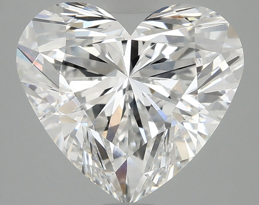 OROLEV Lab Grown Diamond Heart 3.91 Carats - Certification No.717508134