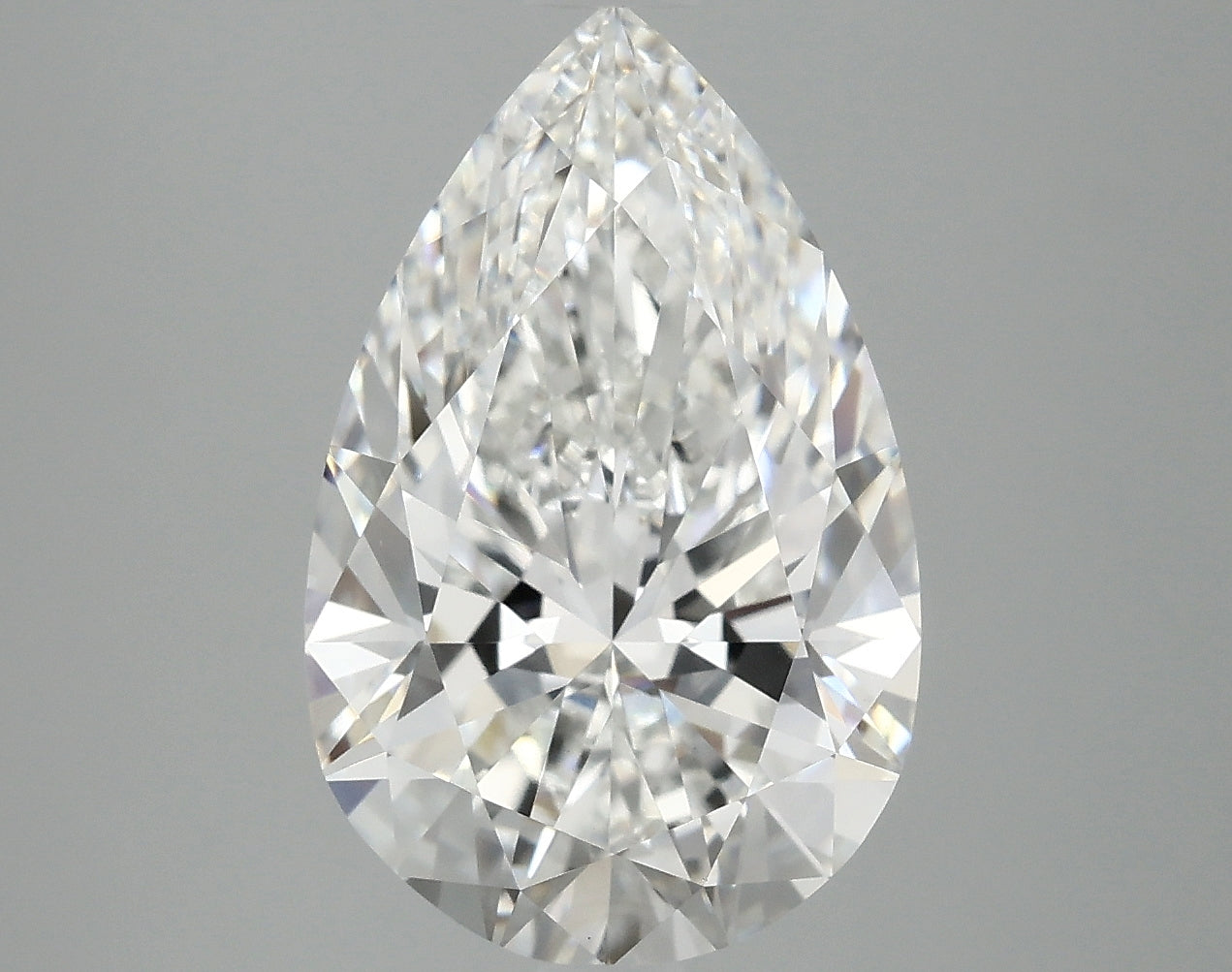 OROLEV Lab Grown Diamond Pear 4.09 Carats - Certification No.791663348