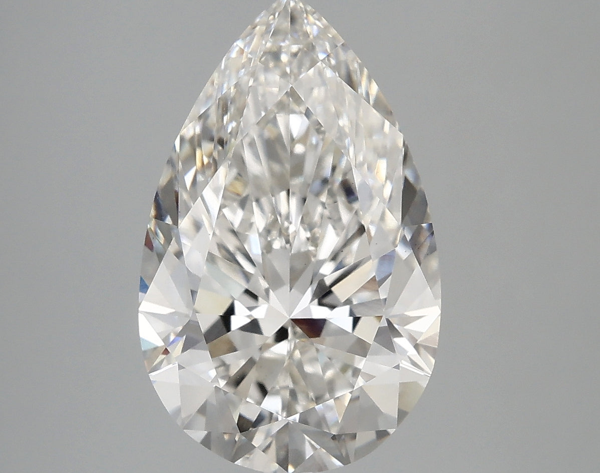 OROLEV Lab Grown Diamond Pear 4.08 Carats - Certification No.799685291