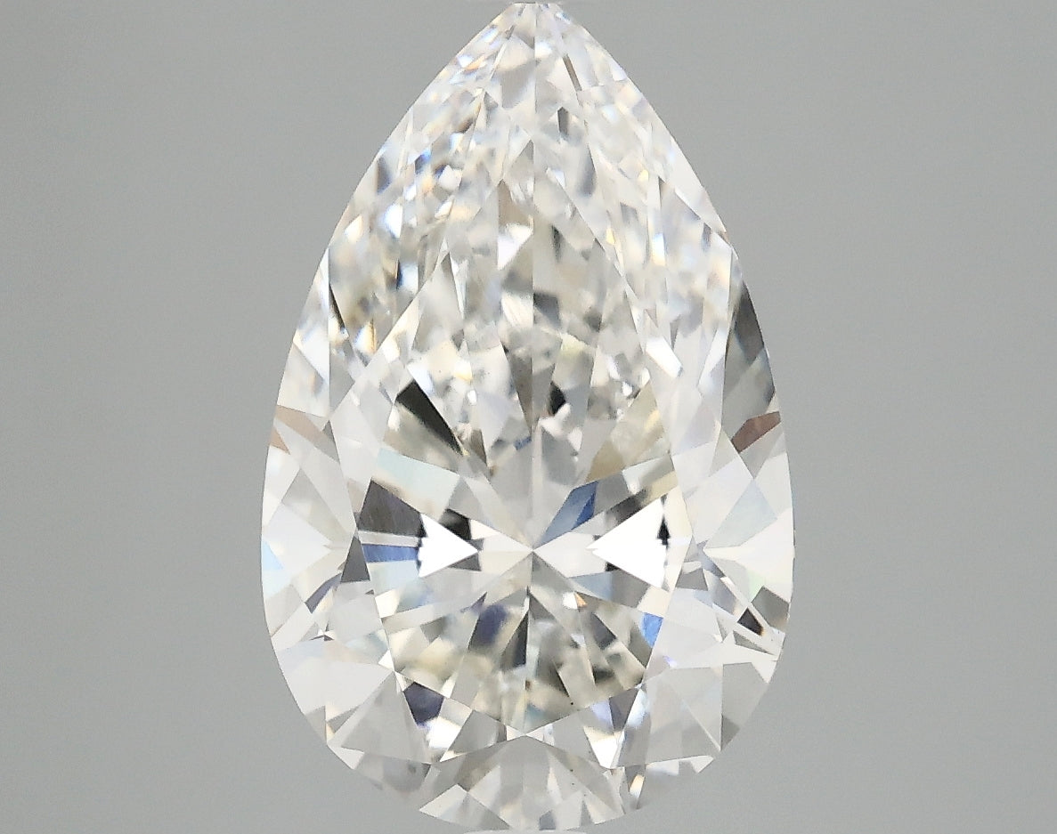 OROLEV Lab Grown Diamond Pear 4.1 Carats - Certification No.761533158