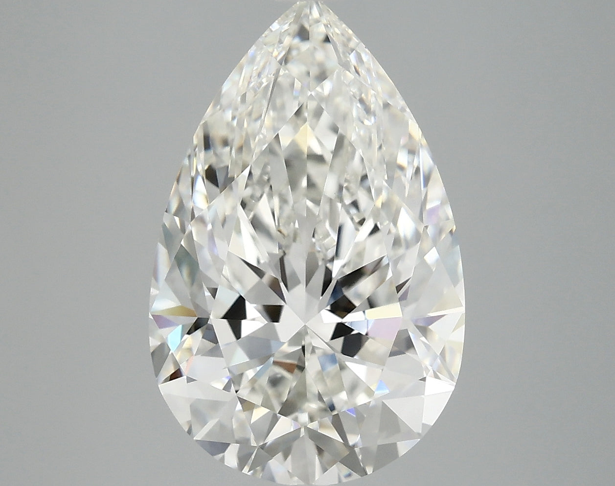 OROLEV Lab Grown Diamond Pear 5.09 Carats - Certification No.799659207