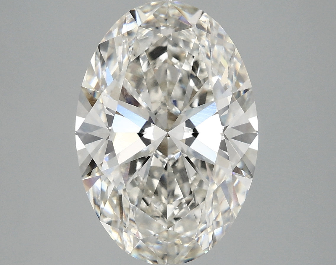 OROLEV Lab Grown Diamond Oval 4.07 Carats - Certification No.786603727